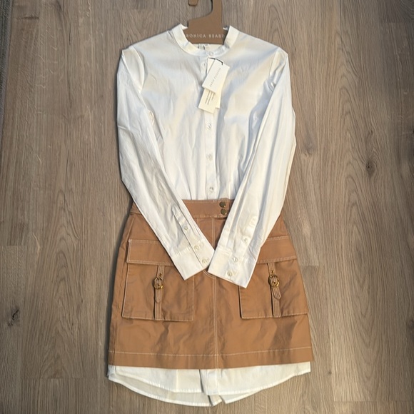 Veronica Beard Jennings Mixed-Media Dress - Picture 4 of 5